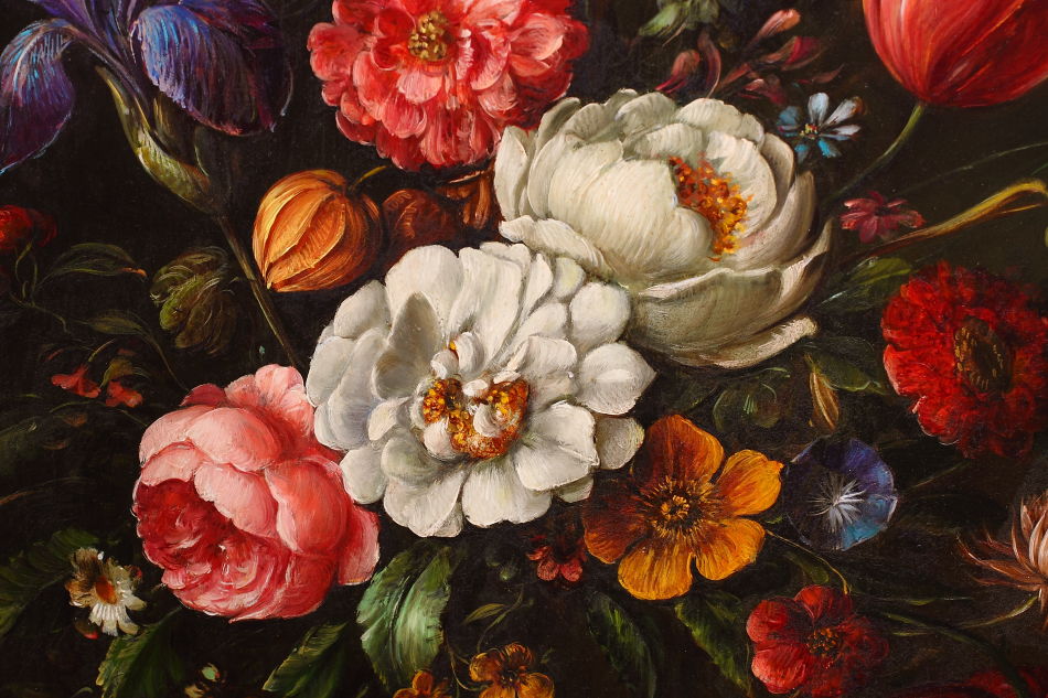 Still Life of Flowers / Oil Pinting