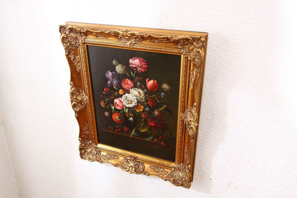 Still Life of Flowers / Oil Pinting