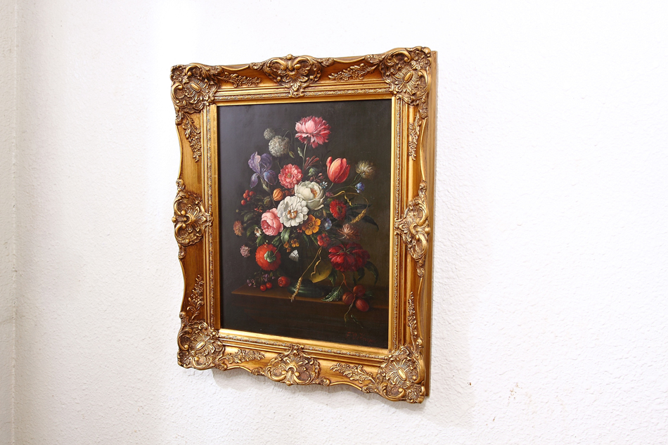 Still Life of Flowers / Oil Pinting