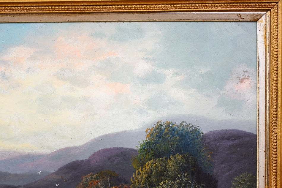Scottish Highland with Cattle / Oil Painting