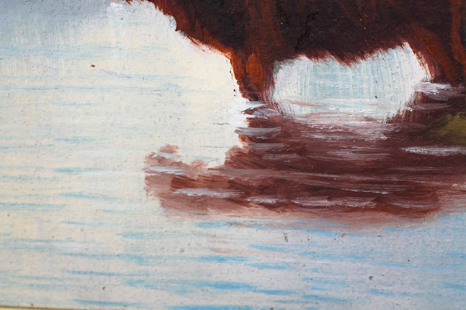 Scottish Highland with Cattle / Oil Painting