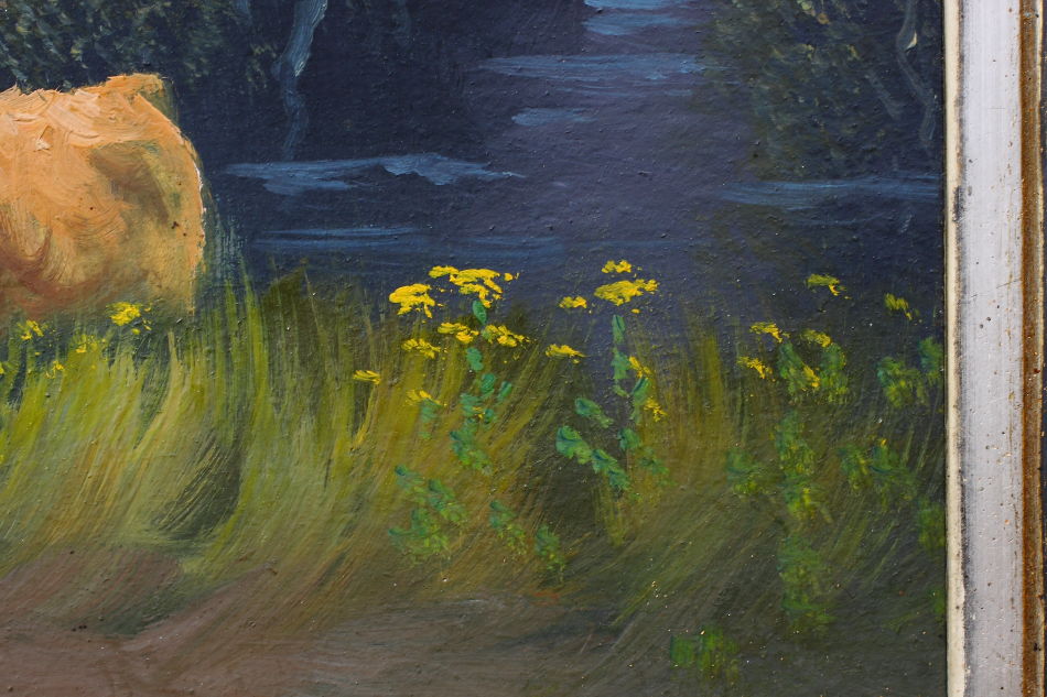 Scottish Highland with Cattle / Oil Painting