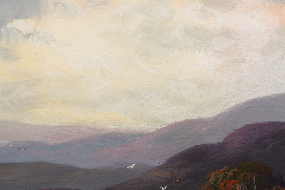 Scottish Highland with Cattle / Oil Painting