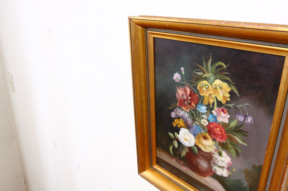 Still Life of Flowers / Oil Painting