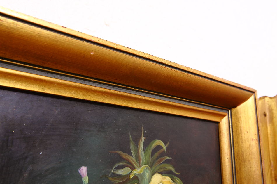 Still Life of Flowers / Oil Painting