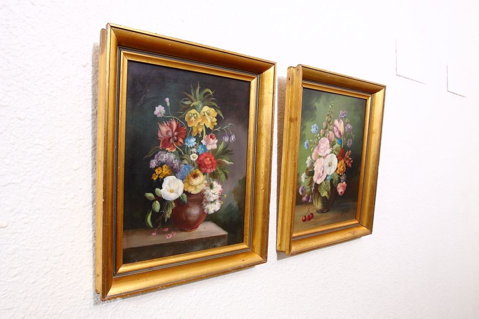 Still Life of Flowers / Oil Painting