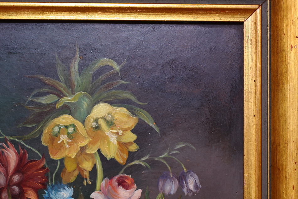 Still Life of Flowers / Oil Painting