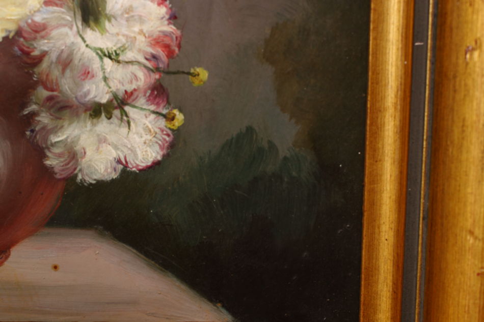 Still Life of Flowers / Oil Painting