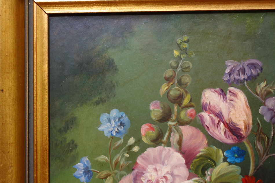 Still Life of Flowers / Oil Painting
