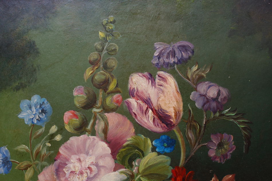 Still Life of Flowers / Oil Painting
