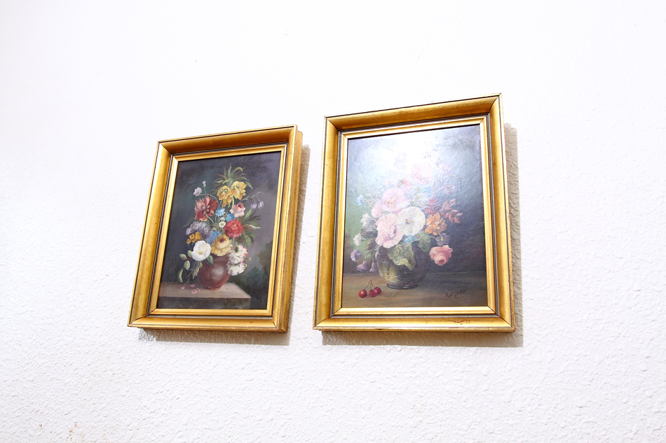 Still Life of Flowers / Oil Painting