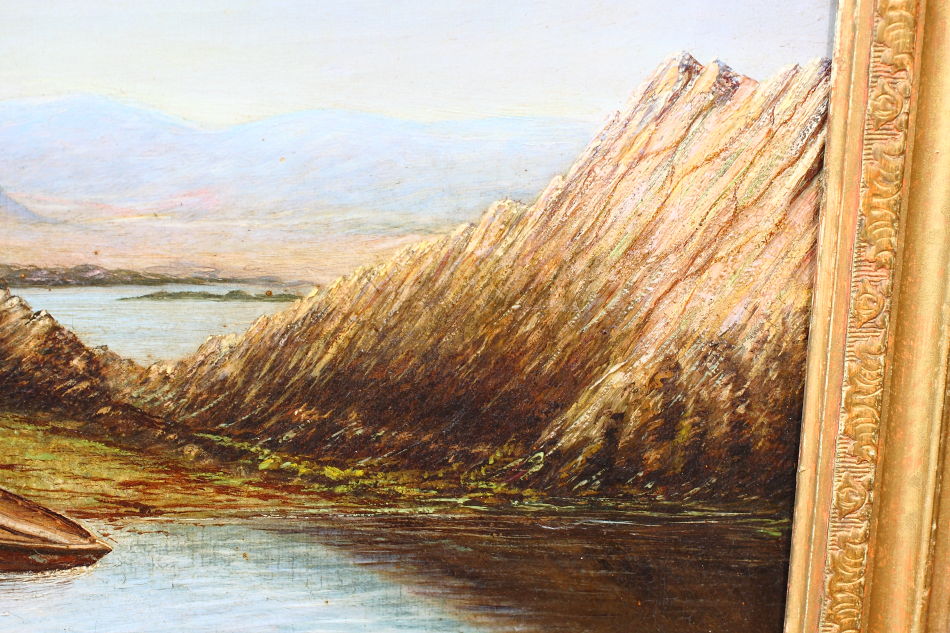 Tending the Nets / Oil Painting