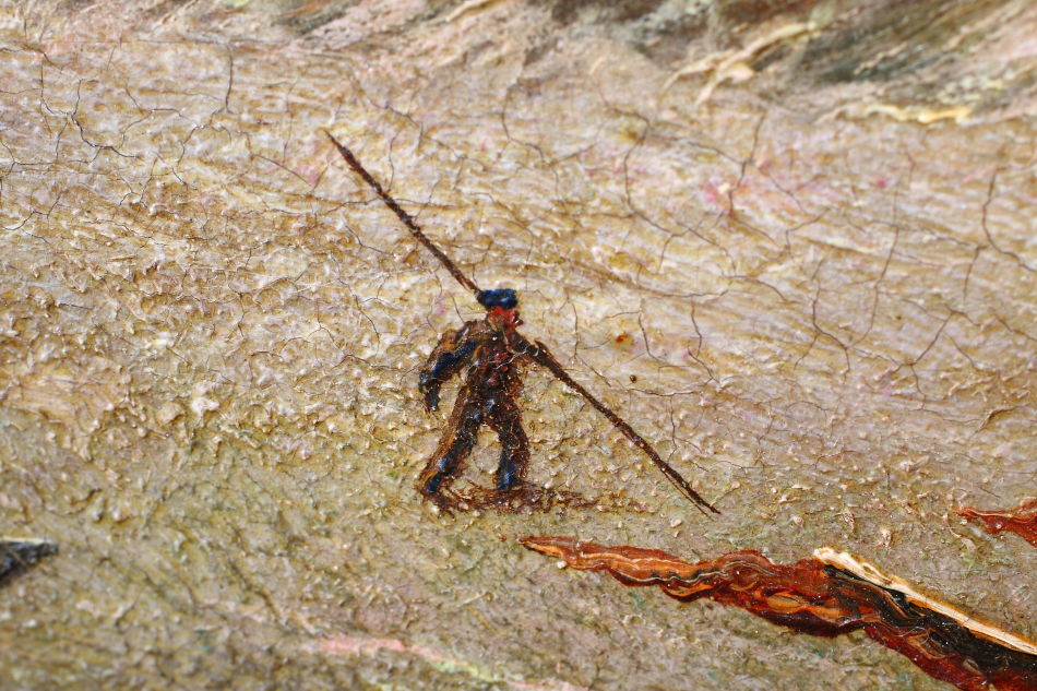 Tending the Nets / Oil Painting