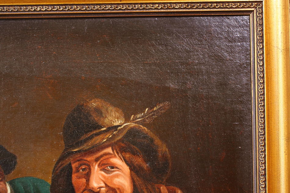 Two Drunkards / Oil Painting