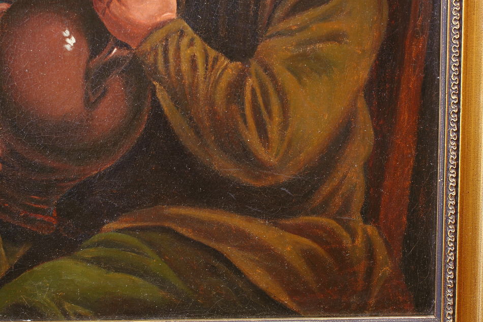 Two Drunkards / Oil Painting
