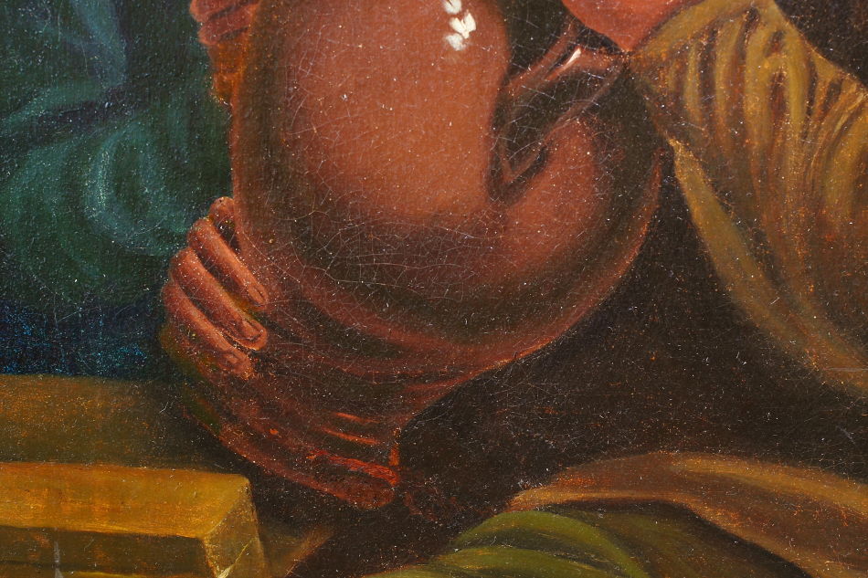 Two Drunkards / Oil Painting