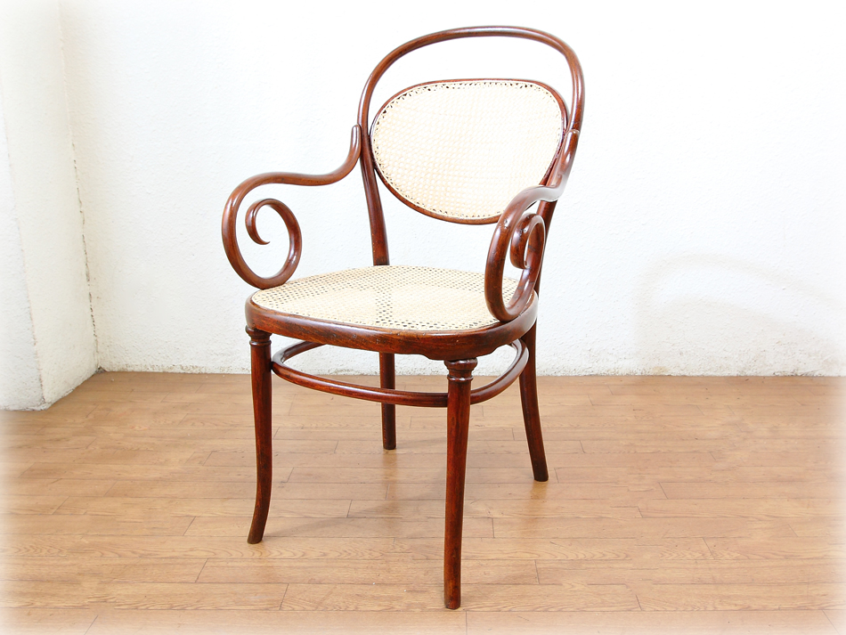 トーネットTHONET No11ベントウッドアームチェア｜アンティーク家具 ...