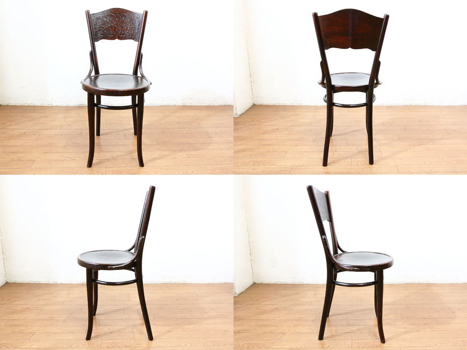 トーネットTHONET No124 パネルバック ベントウッドチェア