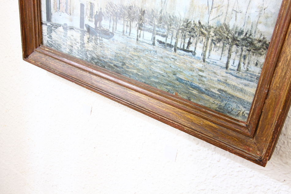 The Boat in the Flood, Port-Marly / Art Print