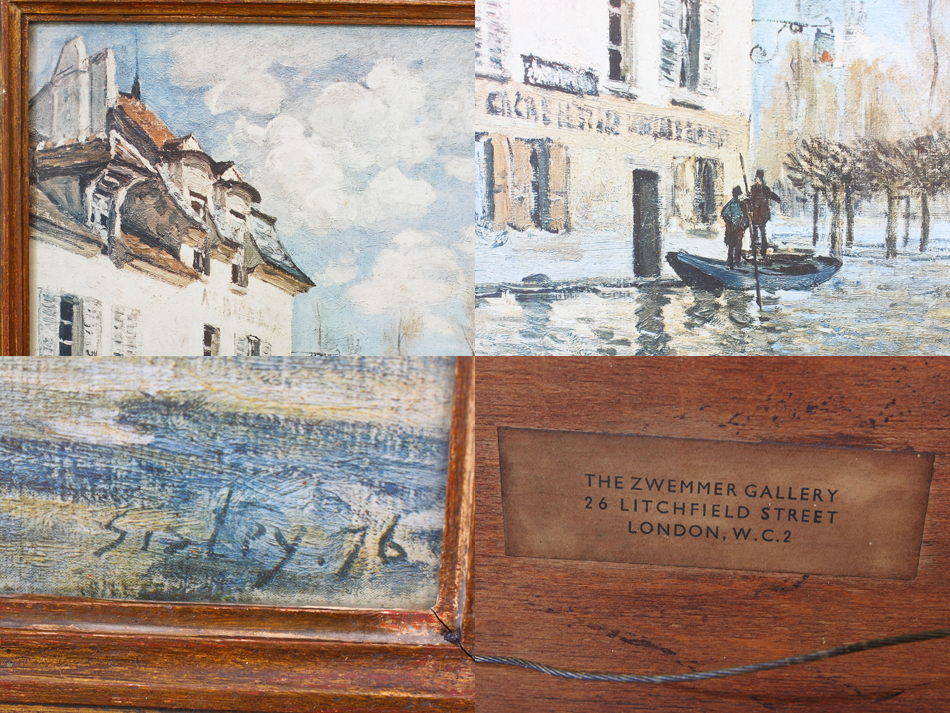 The Boat in the Flood, Port-Marly / Art Print