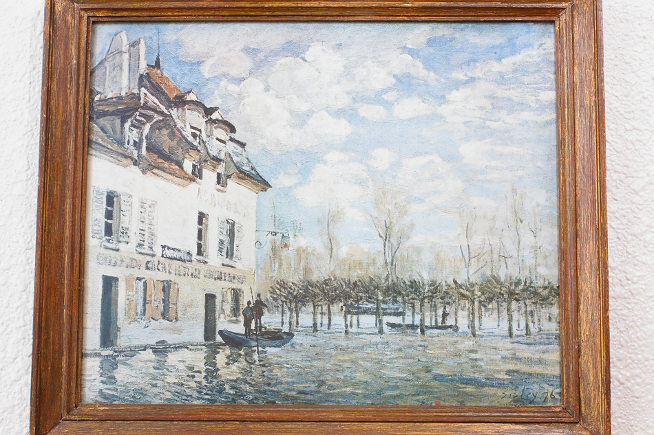 The Boat in the Flood, Port-Marly / Art Print