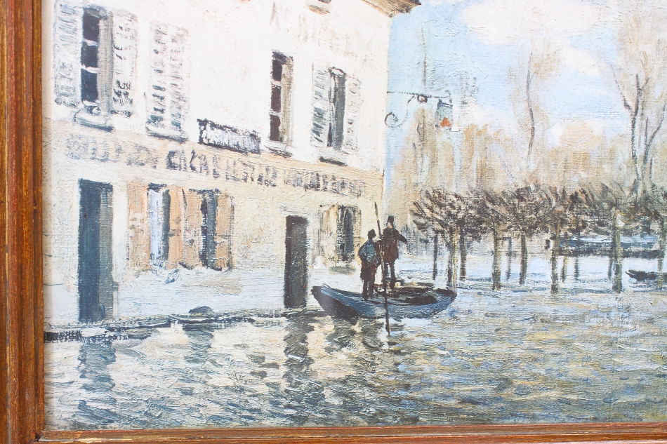 The Boat in the Flood, Port-Marly / Art Print