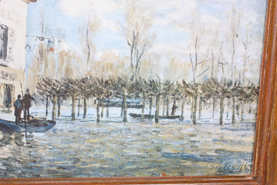 The Boat in the Flood, Port-Marly / Art Print