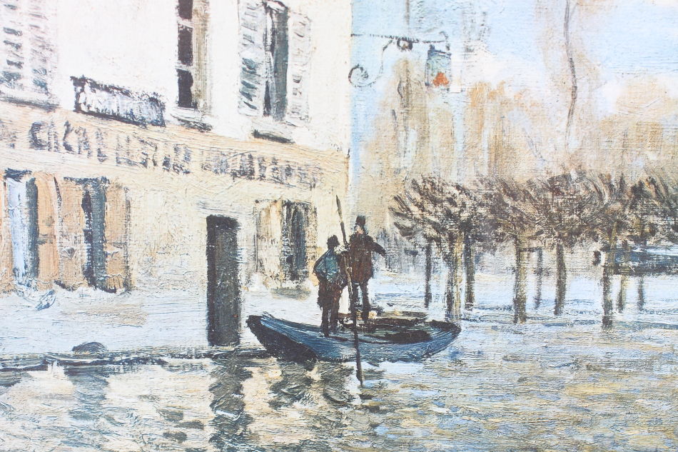 The Boat in the Flood, Port-Marly / Art Print