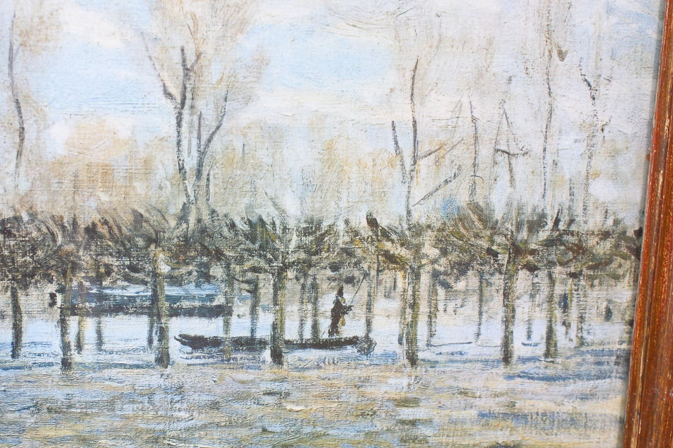 The Boat in the Flood, Port-Marly / Art Print