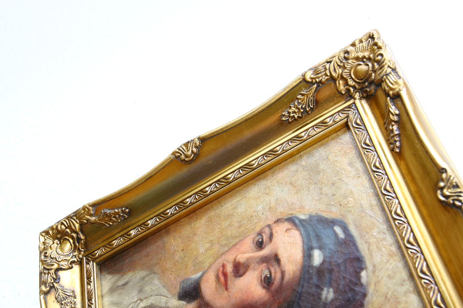 Portrait of a young girl / Oil Painting