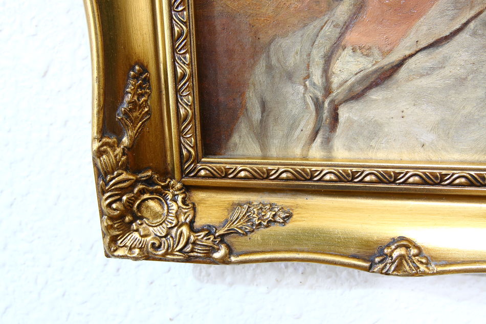 Portrait of a young girl / Oil Painting