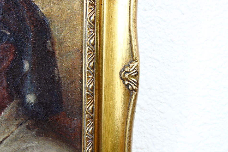 Portrait of a young girl / Oil Painting