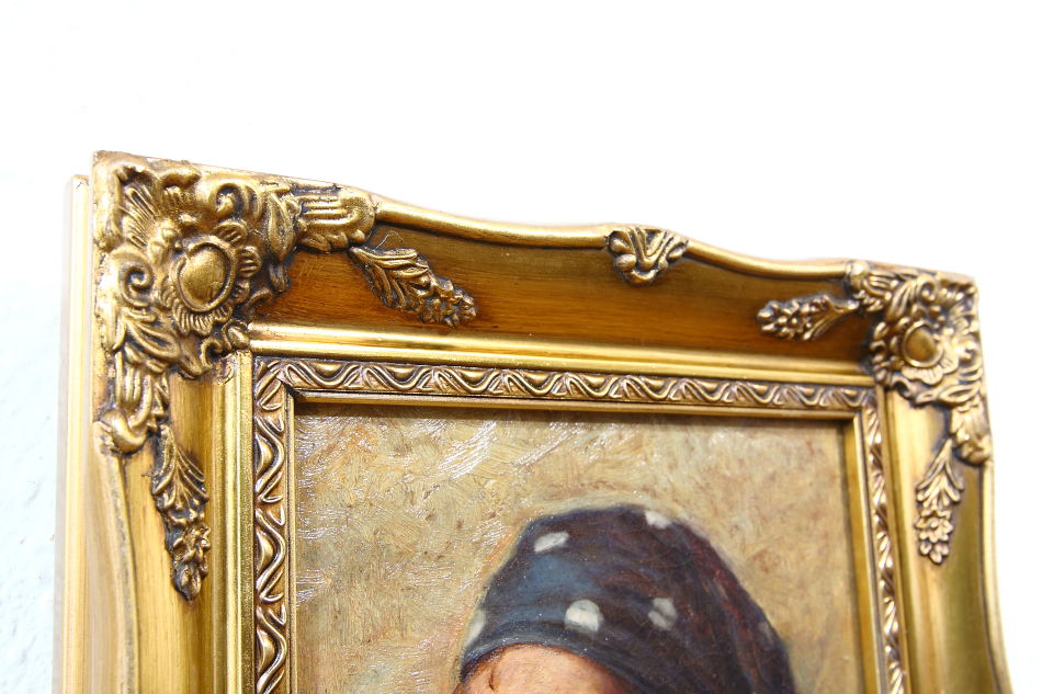 Portrait of a young girl / Oil Painting