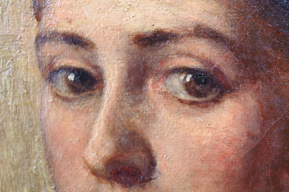 Portrait of a young girl / Oil Painting