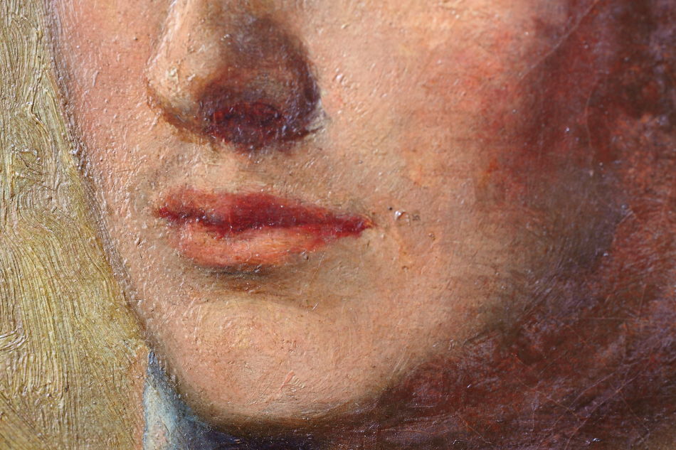 Portrait of a young girl / Oil Painting