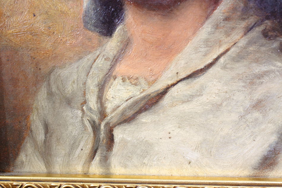 Portrait of a young girl / Oil Painting