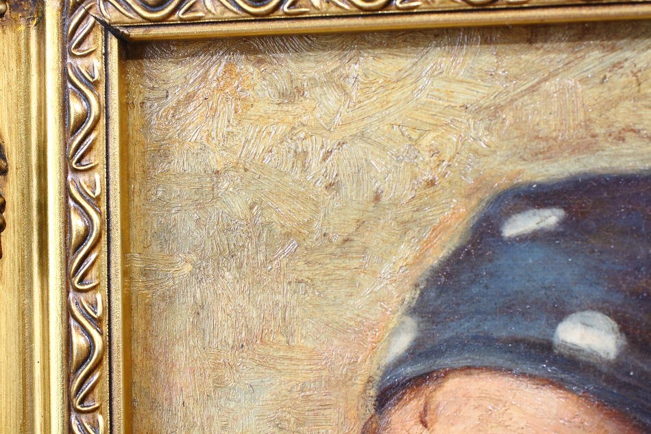 Portrait of a young girl / Oil Painting