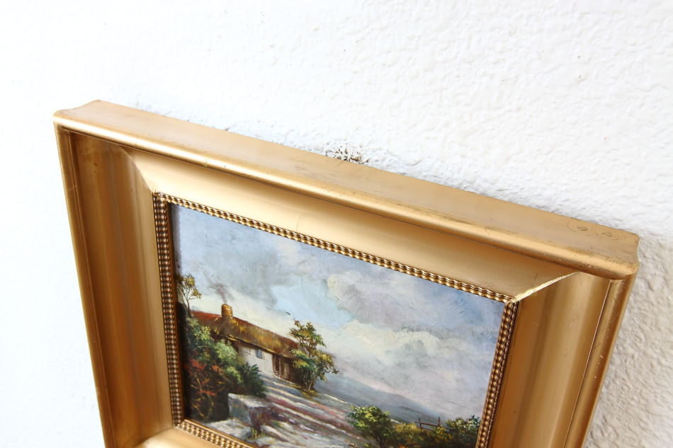 A small country cottage / Oil Painting