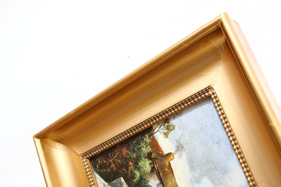A small country cottage / Oil Painting
