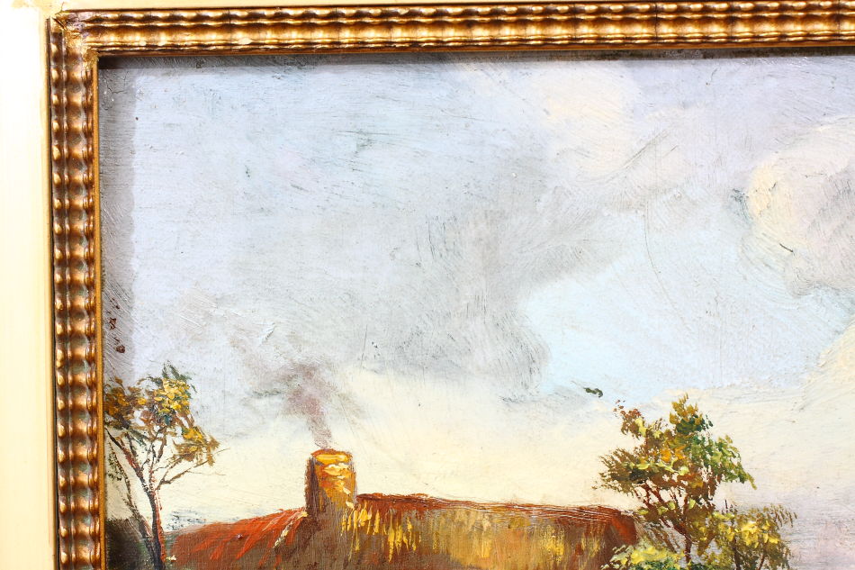 A small country cottage / Oil Painting