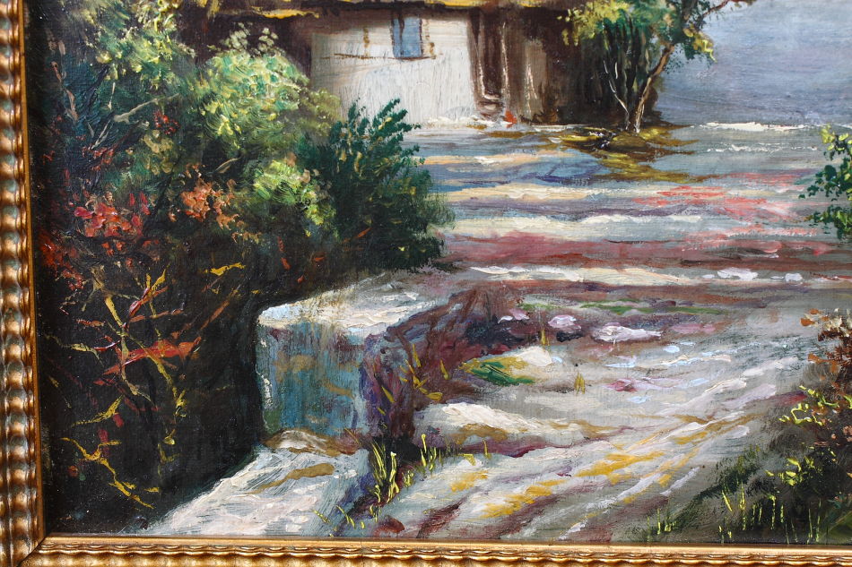 A small country cottage / Oil Painting