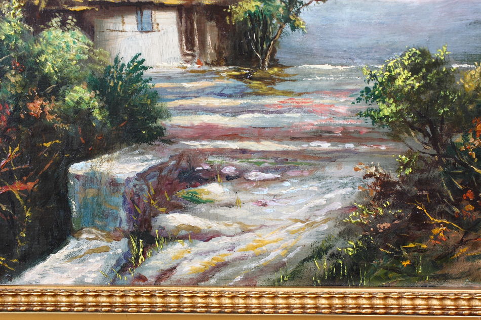 A small country cottage / Oil Painting