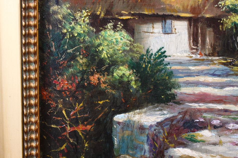 A small country cottage / Oil Painting