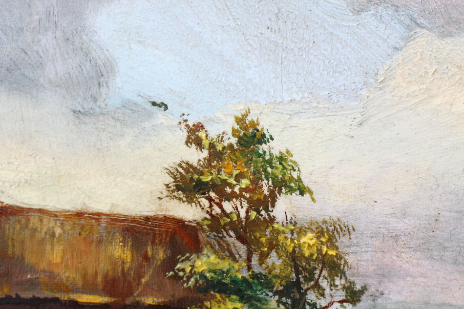 A small country cottage / Oil Painting