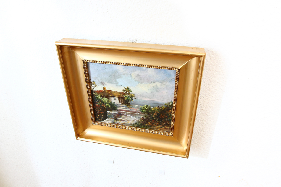 A small country cottage / Oil Painting