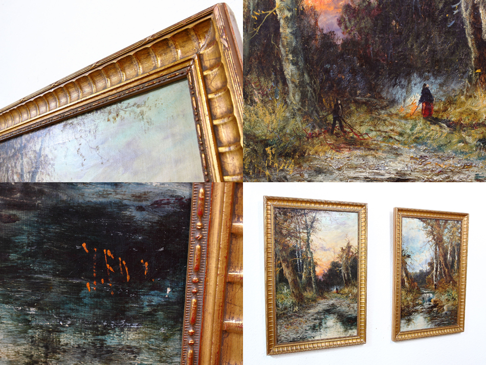 Evening in the Woodland /Oil Painting