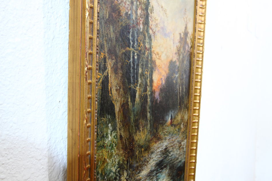 Evening in the Woodland /Oil Painting