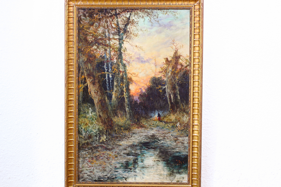 Evening in the Woodland /Oil Painting