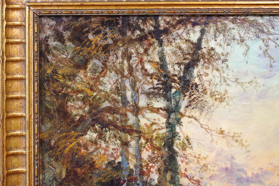 Evening in the Woodland /Oil Painting