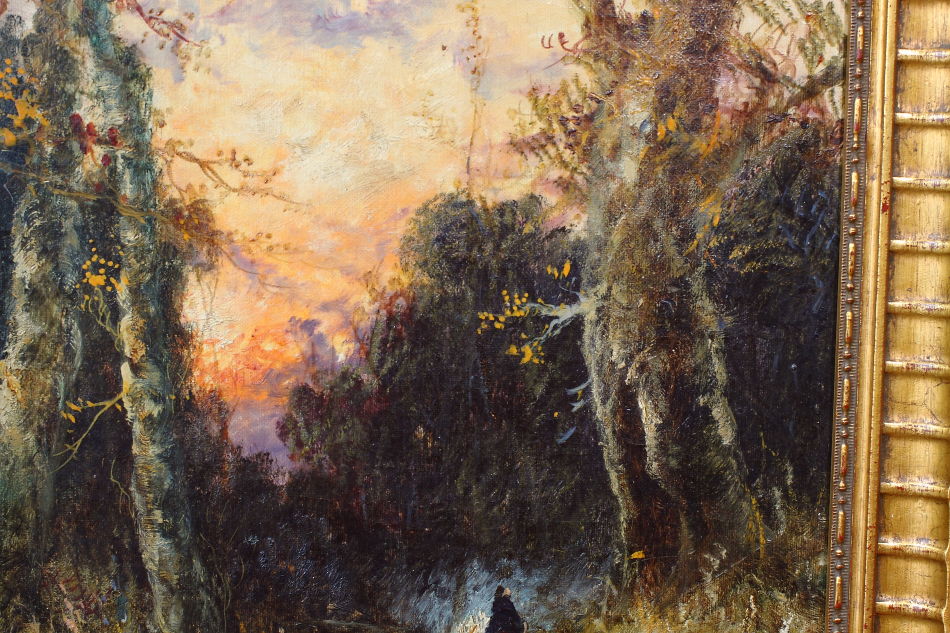 Evening in the Woodland /Oil Painting